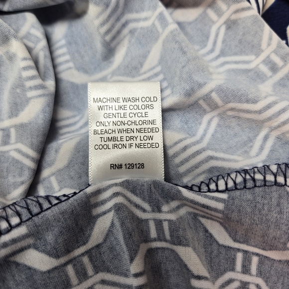 Always Indigo M Womens Blouse - Picture 7 of 7